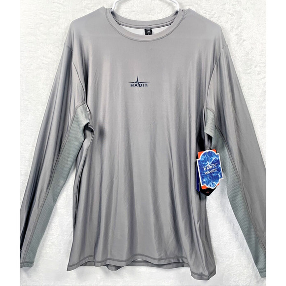 Habit Waves Collection Performance Shirt Moisture Wicking Size Men’s M NEW - Picture 2 of 4